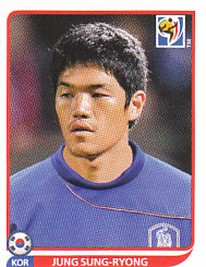 Jung Sung-Ryong South Korea samolepka Panini World Cup 2010 #147